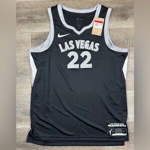 Nike Aja Wilson Las Vegas Aces Explorer Edition Jersey WNBA Women’s Large 48 NWT